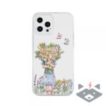 Калъф силикон ART Букет за iPhone 15 6.1 / Прозрачен /
