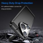 Huawei Pura 70 Pro Plus Калъф CARBON /черен/ - Image 2