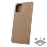 Samsung Galaxy A12/M12 хоризонтално отварящ кожен калъф /златист/ - Image 4
