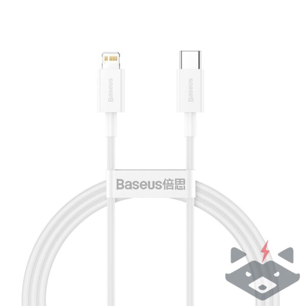20W - 1m BASEUS Кабел Type-C - Lightning Superior /бял/