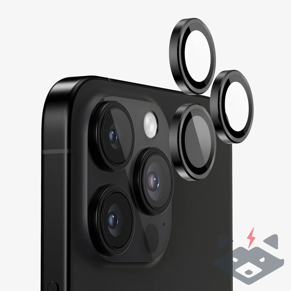 vensfon.com-black-titanium-iphone16-pro-iphone-16-pro-max Apple iPhone 16 Pro Протектор за камера Original Lens glass AR +AF - Image 1