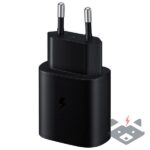 25W Зарядно/Адаптер Samsung 220V 3А EP-TA800 Super Fast / черен /,екологична опаковка