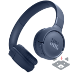 Безжични слушалки с микрофон JBL - Tune 520BT /сини/