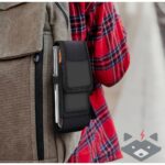 Универсална чанта за телефон OXFORD - iPhone 13 Pro Max / Samsung Galaxy S21 Ultra / Xiaomi 12 Ultra /черен/ - Image 8
