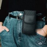 Универсална чанта за телефон OXFORD - iPhone 13 Pro Max / Samsung Galaxy S21 Ultra / Xiaomi 12 Ultra /черен/ - Image 7