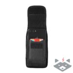 Универсална чанта за телефон OXFORD - iPhone 13 Pro Max / Samsung Galaxy S21 Ultra / Xiaomi 12 Ultra /черен/ - Image 3