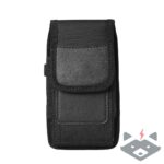 Универсална чанта за телефон OXFORD - iPhone 13 Pro Max / Samsung Galaxy S21 Ultra / Xiaomi 12 Ultra /черен/ - Image 2