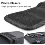 Универсална чанта за телефон OXFORD - iPhone 13 Pro Max / Samsung Galaxy S21 Ultra / Xiaomi 12 Ultra /черен/ - Image 9