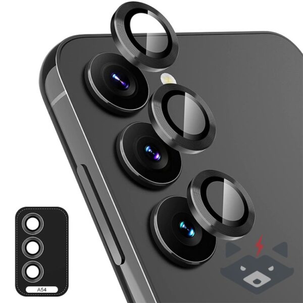 Samsung Galaxy A54 Metal Camera Lens Протектор за камера Cellularline /черни/