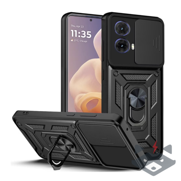 Motorola Moto G85 5G Ring Armor Case /черен/