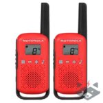 Motorola T42 комплект радиостанции , Уоки-токи, /червен/-2 бр