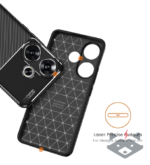 Xiaomi Poco F6 Калъф Business CARBON /черен/ - Image 4
