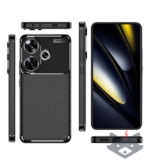 Xiaomi Poco F6 Калъф Business CARBON /черен/ - Image 2