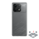 Xiaomi Poco F6 Pro Супер силикон Classic Air /прозрачен/ - Image 3