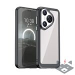 Huawei Pura 70 Калъф ACRYLIC AND TPU CASE /черен/