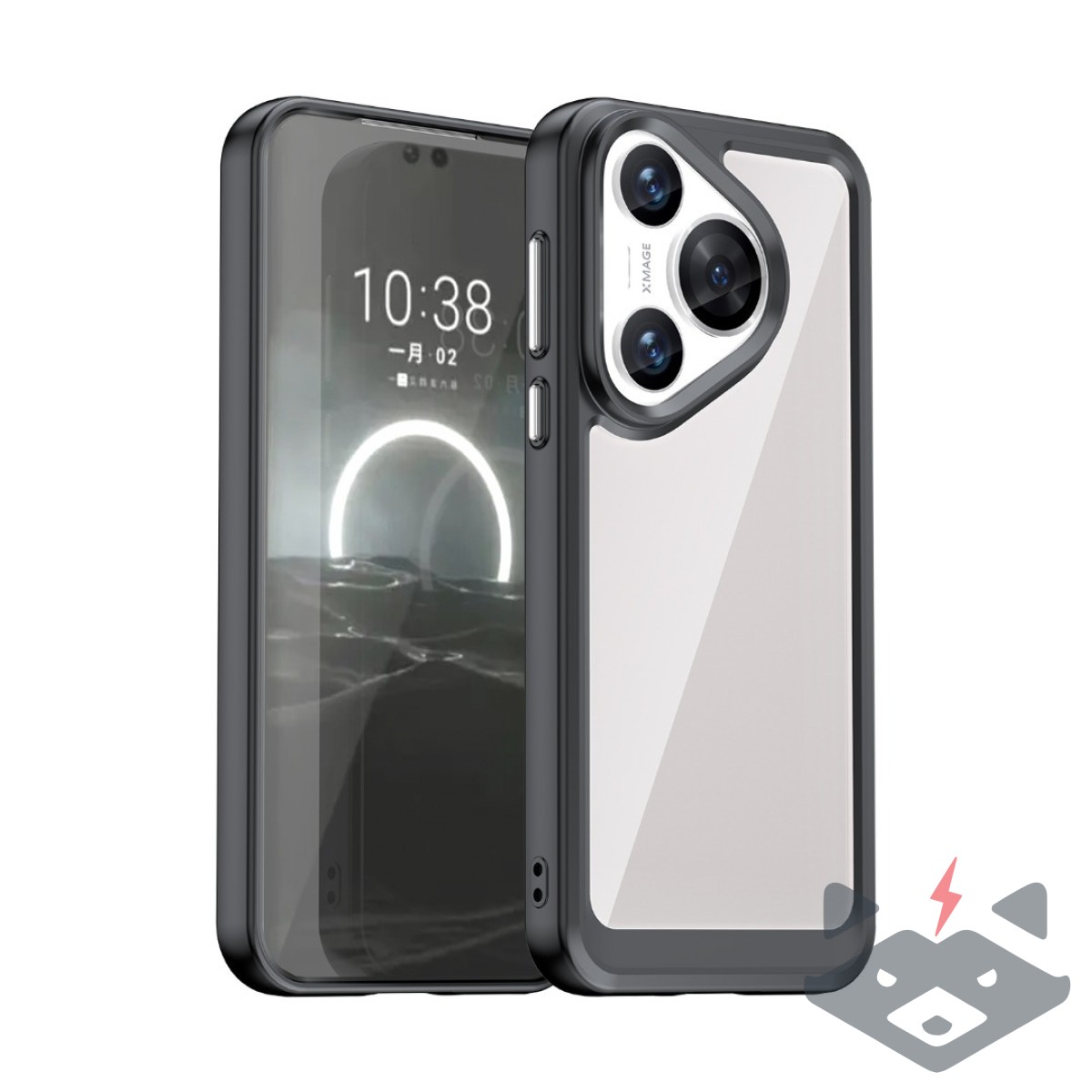 vensfon.com-pura70 Huawei Pura 70 Pro Калъф ACRYLIC AND TPU CASE /черен/ - Image 1