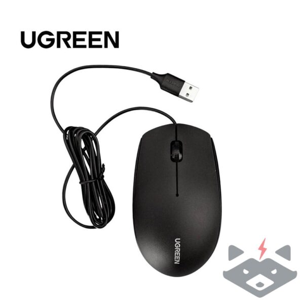 Мишка кабелна USB UGREEN MU007 С КАБЕЛА 1.5m