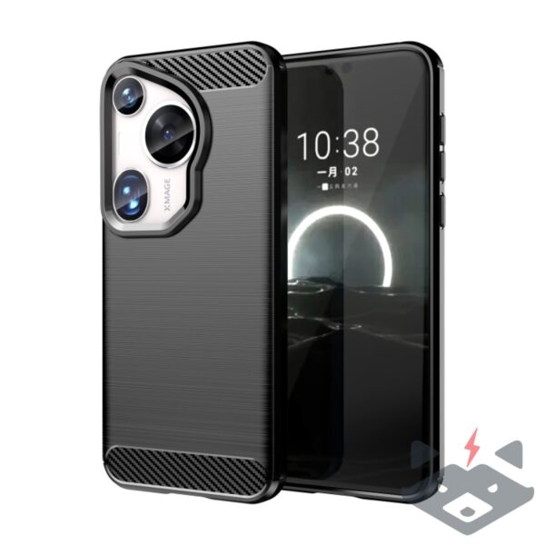 Huawei Pura 70 Ultra Калъф CARBON /черен/