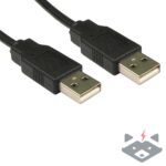 USB кабел Male-Male 2.0 - 1.5m