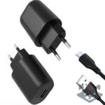220V Зарядно USB PZX C800E 2A + кабел micro /черно/