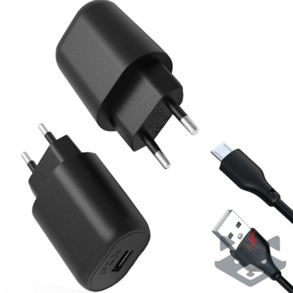 220V Зарядно USB PZX C800E 2A + кабел micro /черно/