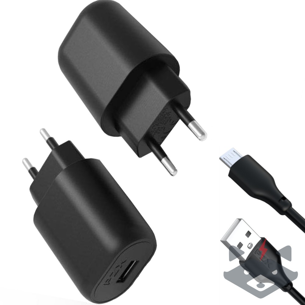 vensfon.com_.c800.1 220V Зарядно USB PZX C800E 2A + кабел micro /черно/ - Image 1
