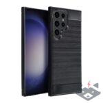 Samsung S25 Ultra Калъф CARBON /черен/