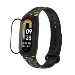 XIAOMI​ BAND​ 8 удароустойчив силиконов протектор 3D Tempered Pet Glass