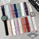 Универсална каишка /20mm/ Smart Watch,  каишка Leopard Pattern Strap /черна/ - Image 4