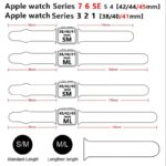 iWatch 38/40mm -Силиконова каишка - Синя/Розово - Image 6