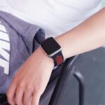 iWatch 38/40mm -Силиконова каишка - Синя/Розово - Image 2