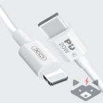 20W - Кабел Type-C - Lightning - XO - 2m NB-Q189A /бял/ - Image 2