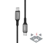Кабел Type-C - Type-C, XO, 1m, 60W, NB-Q180B /черен/