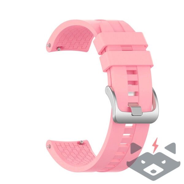 22mm Силиконова каишка за Smart Watch /GT2 и др./ / розова /
