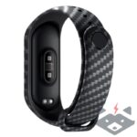 Силиконова каишка за Xiaomi Mi Band 5/ 6/ 7/карбон/ - Image 8
