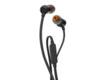 Слушалки с микрофон JBL TUNE 110 - 3,5 мм жак, бутон за запис, плосък кабел /черни/ - Image 3