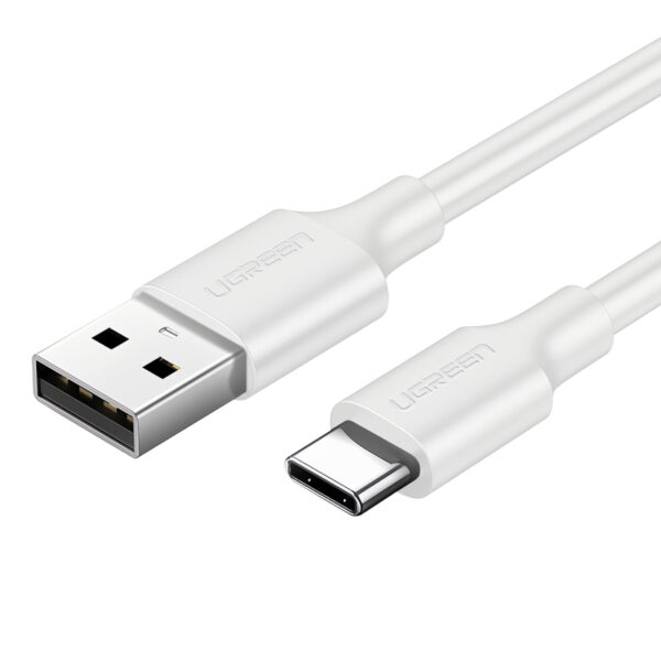 Кабел UGREEN US287 USB-A-Type-C , 2м, 3A, Nickel plating /черен/ - 60123
