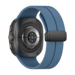 Samsung Watch Ultra 47мм Каишка Silicone Magnet Black Buckle, силиконова - Image 5