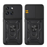 Motorola Edge 70 Fusion Силиконов твърд кейс bSmart Defender Slide /черен/ - Image 2