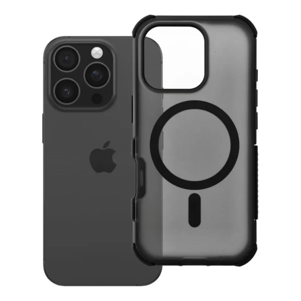Apple iPhone 16 Pro Калъф Forcell F-Protect BumperX Premium, съвместим с MagSafe /черен/