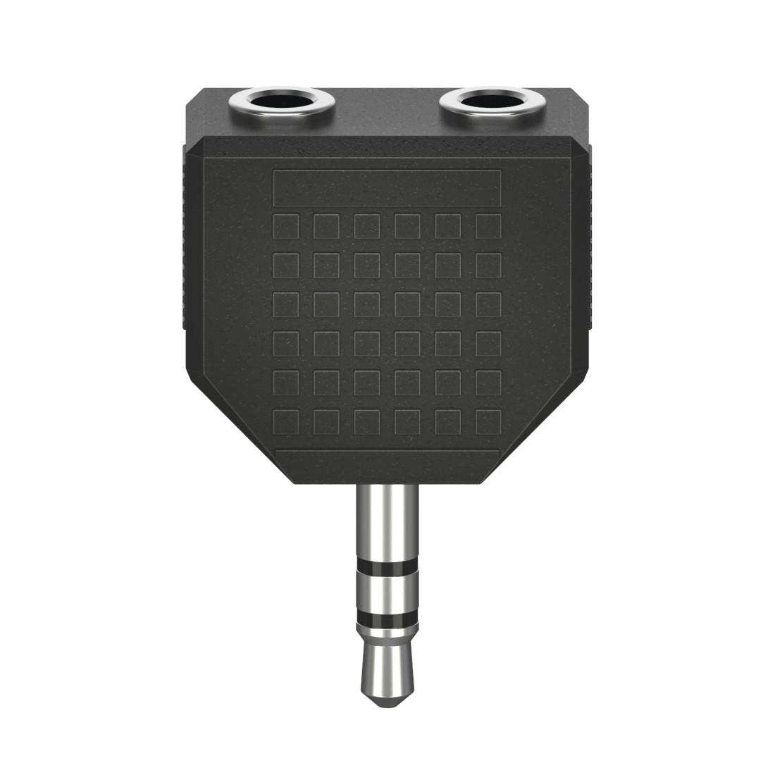 HАМА Аудио адаптер, 3.5 mm жак - 2 x 3.5 mm жак женско, стерео HАМА Аудио адаптер, 3.5 mm жак - 2 x 3.5 mm жак женско, стерео - Image 1