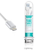 Кабел Devia Kintone Tube, microUSB, 2.1A, 1m /бял/ - Image 3