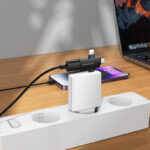 Borofone BV26D адаптер Lightning / microUSB / USB-C към USB-A OTG /черен/ - Image 6
