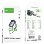 HOCO адаптер от Type C (женски) към Lightning UA46 /сив/ - Image 4
