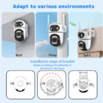 Безжична ICSee IP Wi-fi Камeра A2 /type C iCSee /бяла/ - Image 13