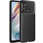 Motorola Moto G60 Силиконов гръб Plaid /черен/
