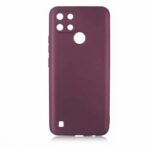 Realme C21Y/C25Y Силиконов гръб UNI /бордо/