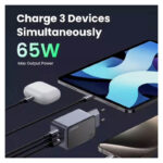 Ugreen - Nexode X553 Зарядно устройство 220V,  65W /сиво/ - Image 5